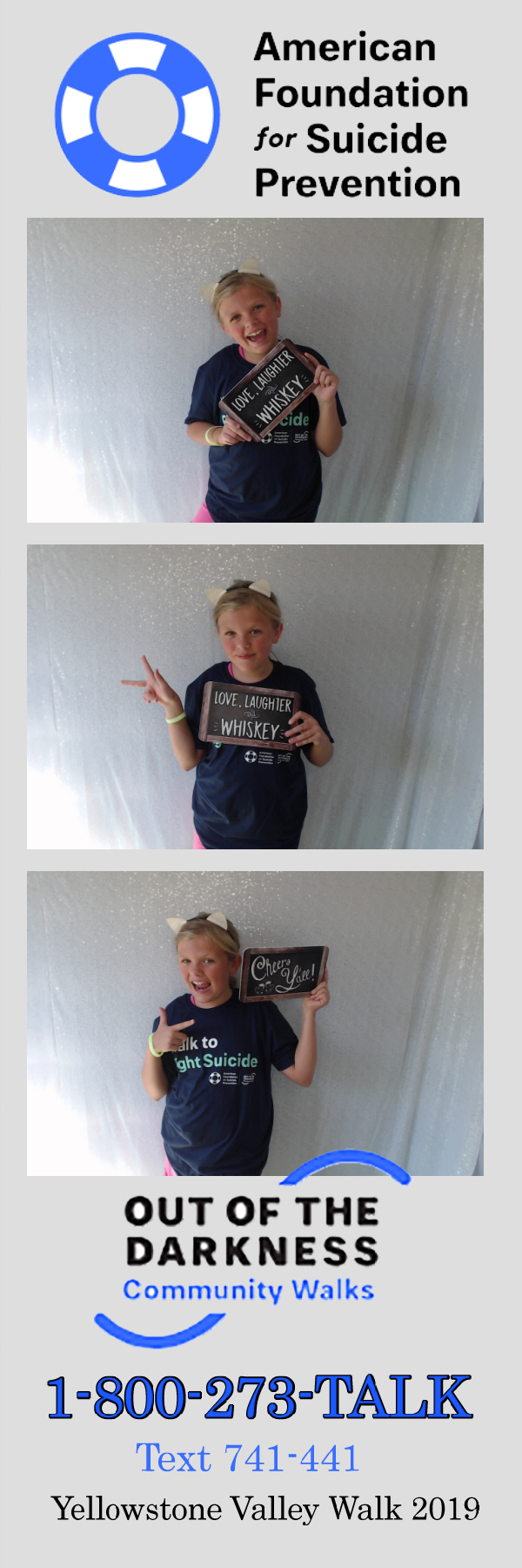 Out of the Darkness Walk 2019 | View more photos from the event at gallery.photoboothbillings.com/u/PhotoBoothBillings/Out-of-the-Darkness-Walk-2019
